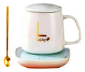Taza Cerámica Con Base Calentadora Eléctrica