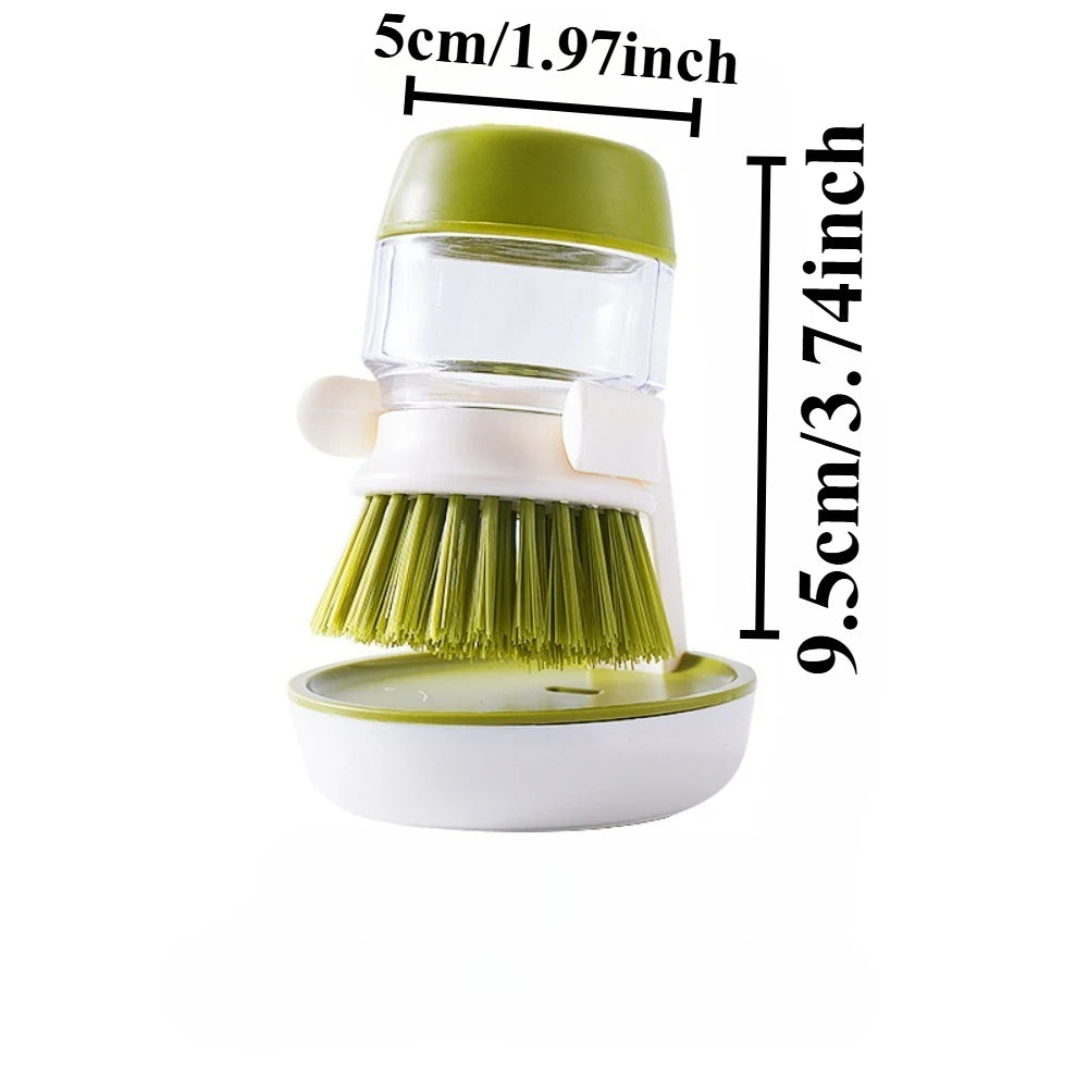 1 cepillo para ollas, cepillo de limpieza de cocina, cepillo para jabón líquido, estropajo para ollas de cocina, cepillo para lavar platos