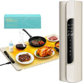 Tapete calentador para alimentos - Calentador de alimentos con 14 temperaturas - Bandeja calentadora eléctrica de silicona con 6 modos - Electrodomésticos de cocina - 26 x 15 pulgadas