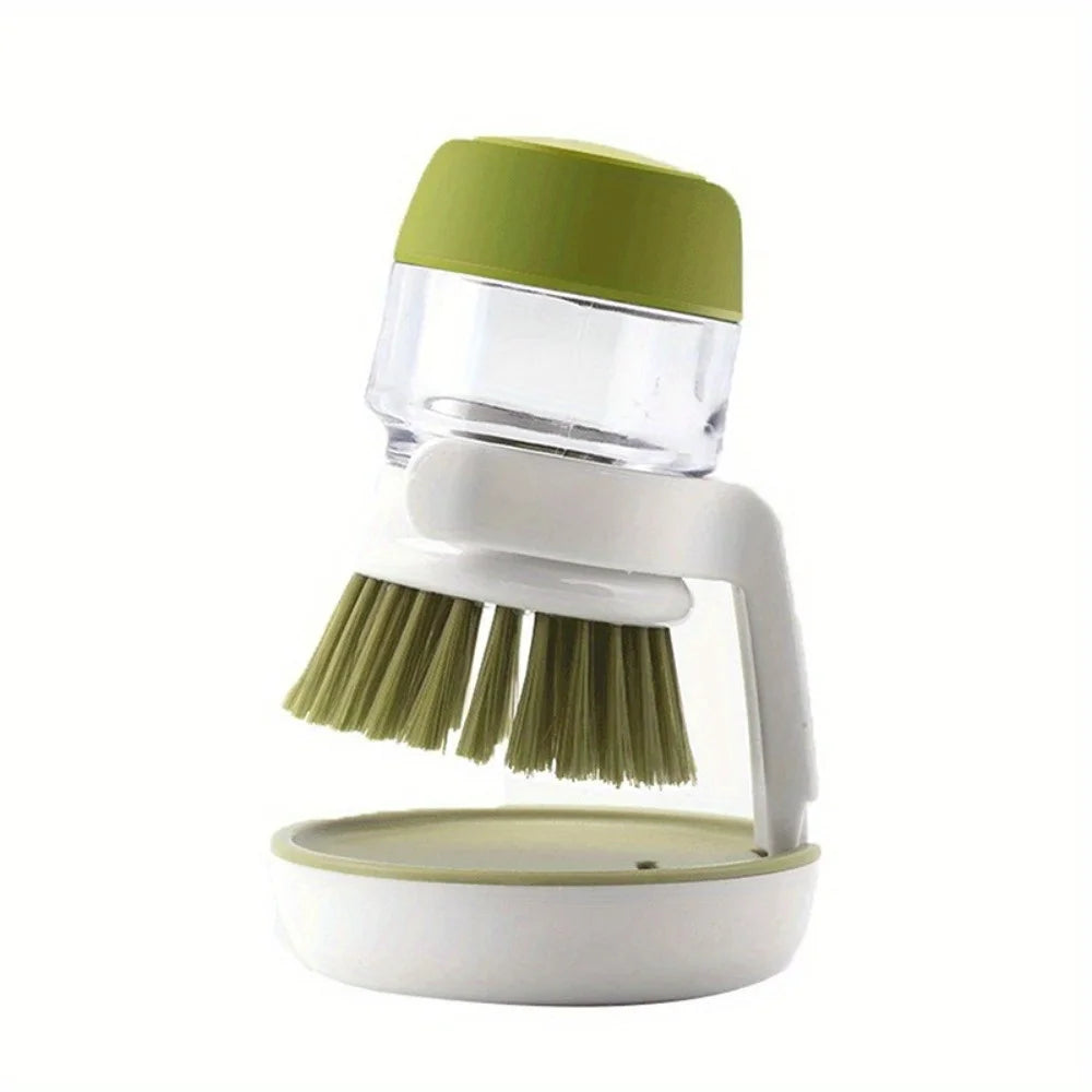 1 cepillo para ollas, cepillo de limpieza de cocina, cepillo para jabón líquido, estropajo para ollas de cocina, cepillo para lavar platos